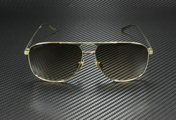 GUCCI GG0336S 001 Gold Brown Men's Rectangle
