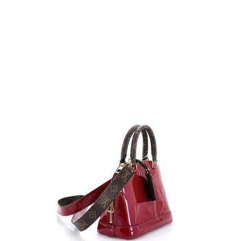 Louis Vuitton Alma Handbag Vernis With Monogram Canvas Bb