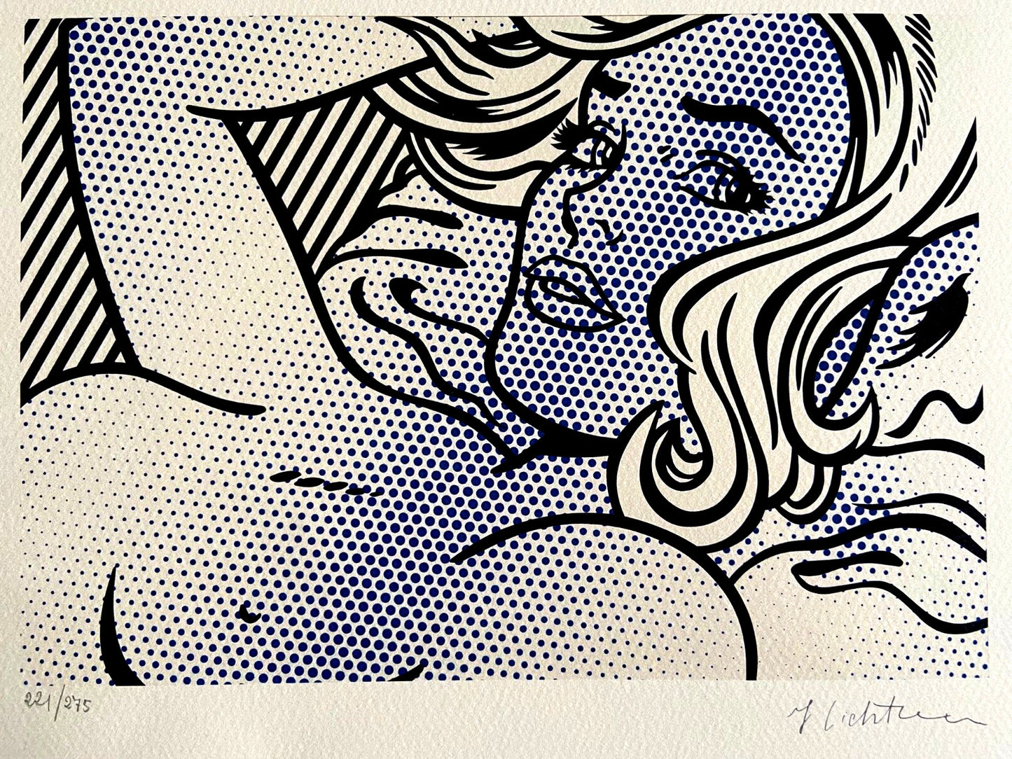 Roy Lichtenstein Lithograph Signed and Numbered with Robert Indiana