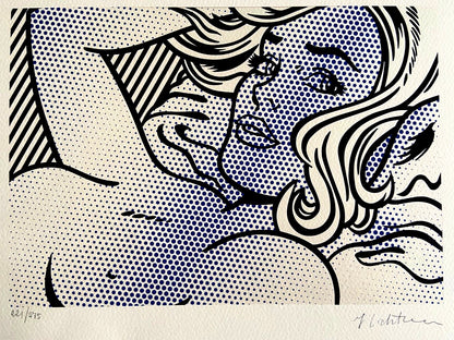 Roy Lichtenstein Lithograph Signed and Numbered with Robert Indiana