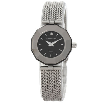 Steel CENTURY Time Gem 1P Diamond Watches Stainless Steel/ Stainless