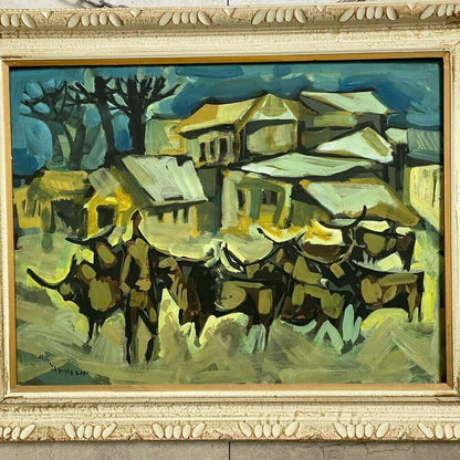 M. Sivanesan (Indian) Original Landscape Painting