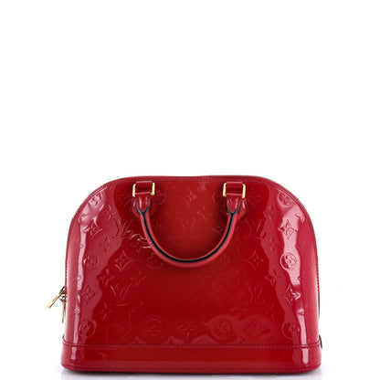 Louis Vuitton Alma Handbag Monogram Vernis Pm