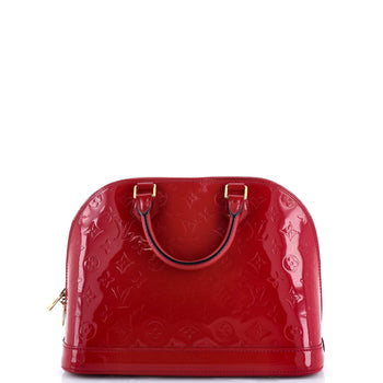 Louis Vuitton Alma Handbag Monogram Vernis Pm