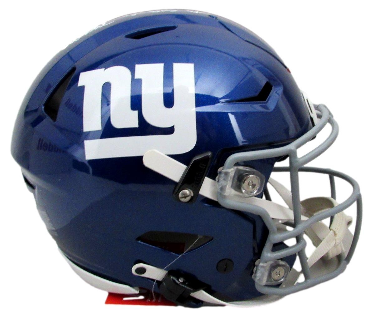 Abdul Carter Signed/Insc Full Size Speedflex Helmet Ny Giants Bas/Beckett 196742