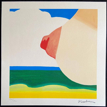 Tom Wesselmann Lithograph Coa Gagosian Signed Op Numbered By Hand