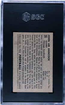 John Hancock 1952 Bowman Small Card #36 (Sgc