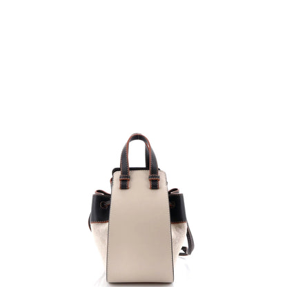 Loewe Hammock Bag Leather And Canvas Mini