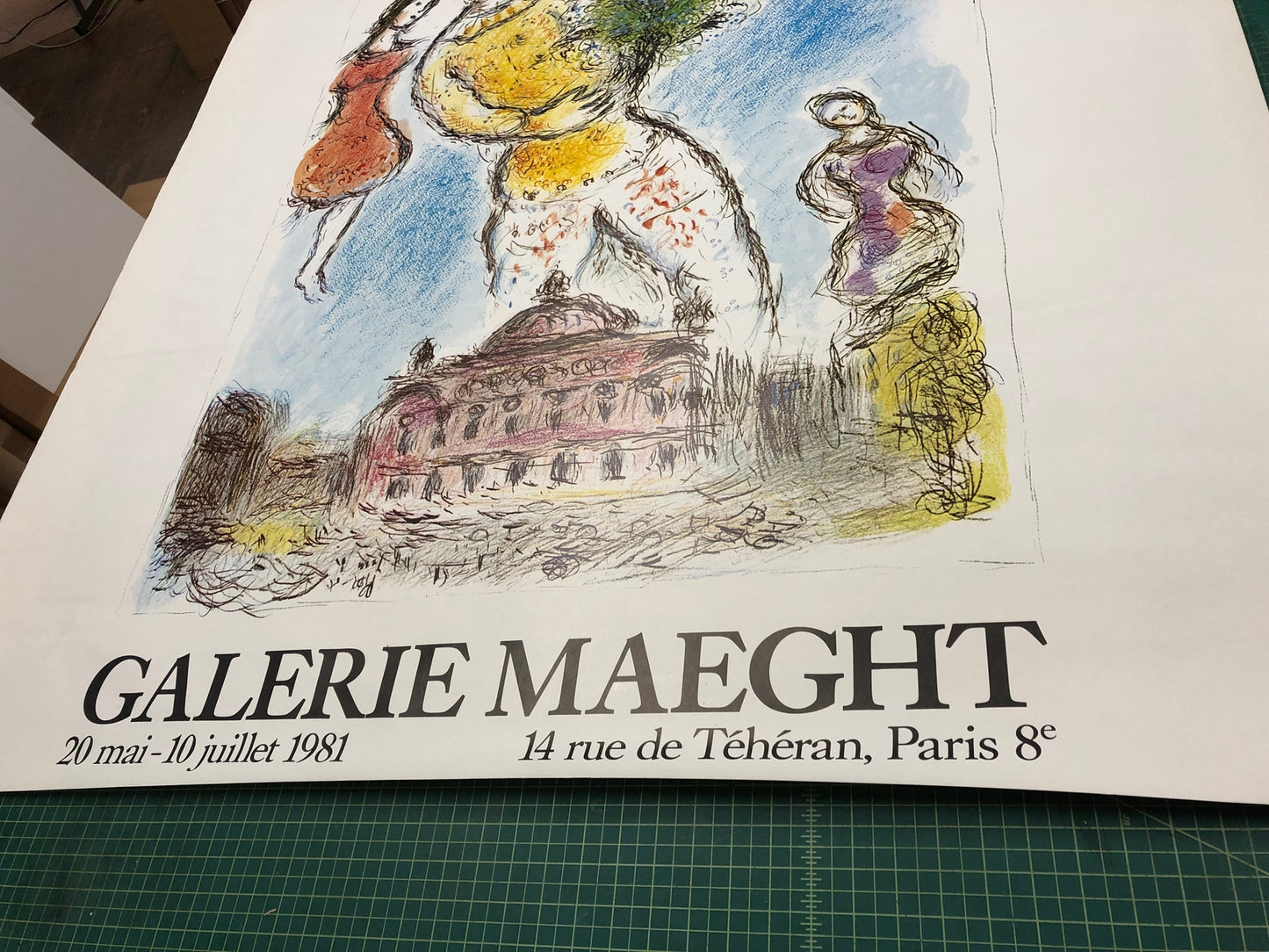 Marc Chagall Opera Bleu " Poster Modernism Multicolor