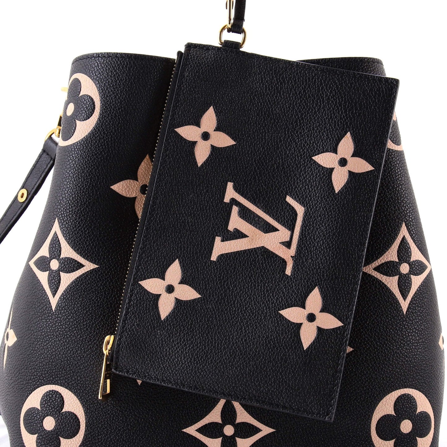 Louis Vuitton Neonoe Handbag Bicolor Monogram Empreinte Giant Mm