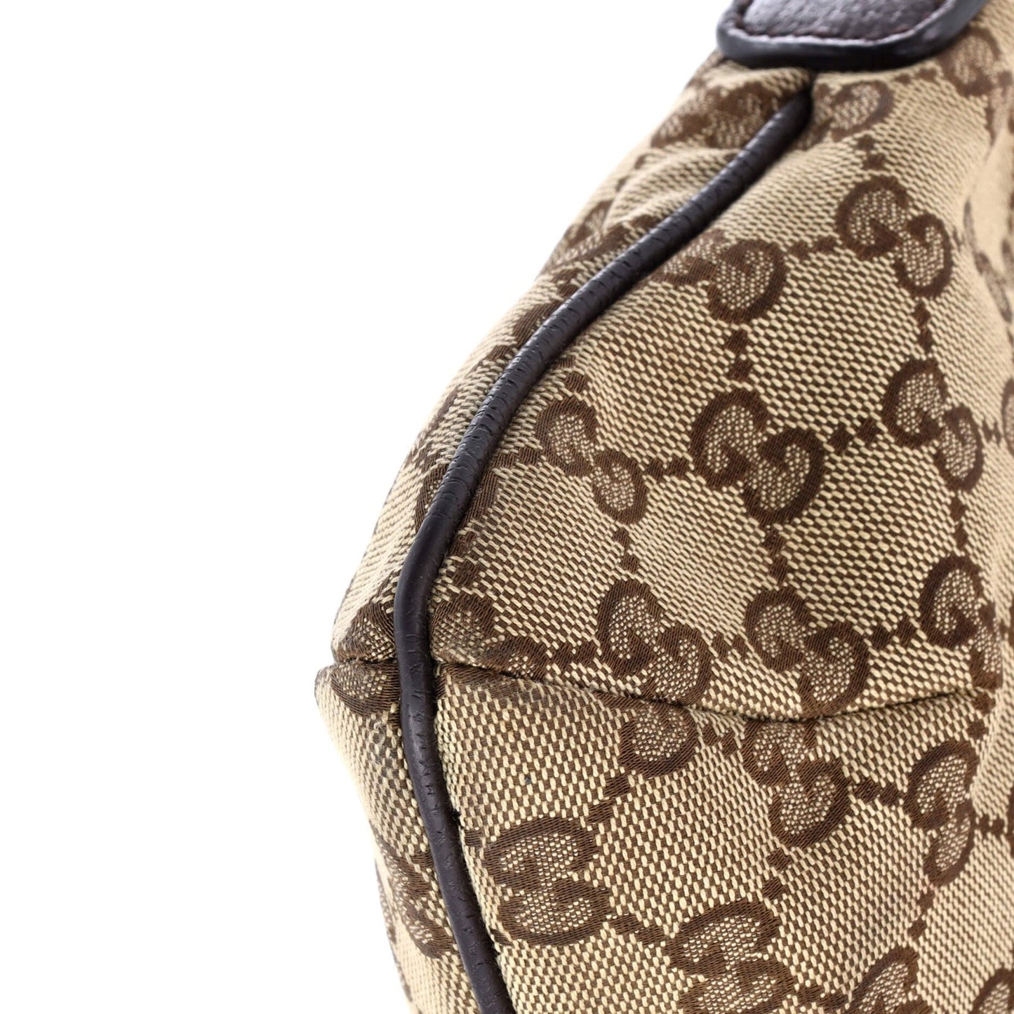 Gucci Web Strap Messenger Bag Gg Canvas Small