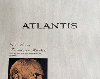 Pablo Picasso Lithograph Coa Signed Numbered In Pencil Stamped