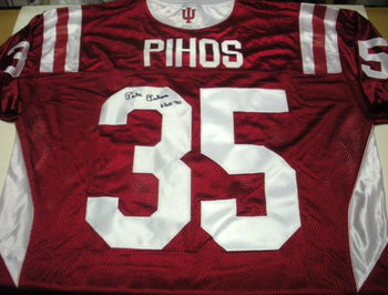 Pete Pihos Indiana Hoosiers,Eagles W/Coa Signed