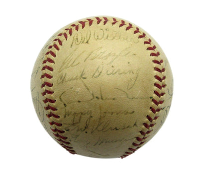 1947 St Louis Cardinals Team Signed Baseball (23) Stan Musial Hof Beckett Bas 14