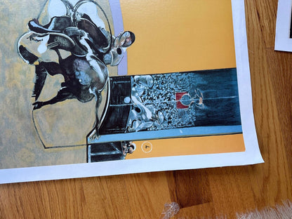 Francis Bacon Authentic Original Serigraphie Print For Feria Nimes 1992