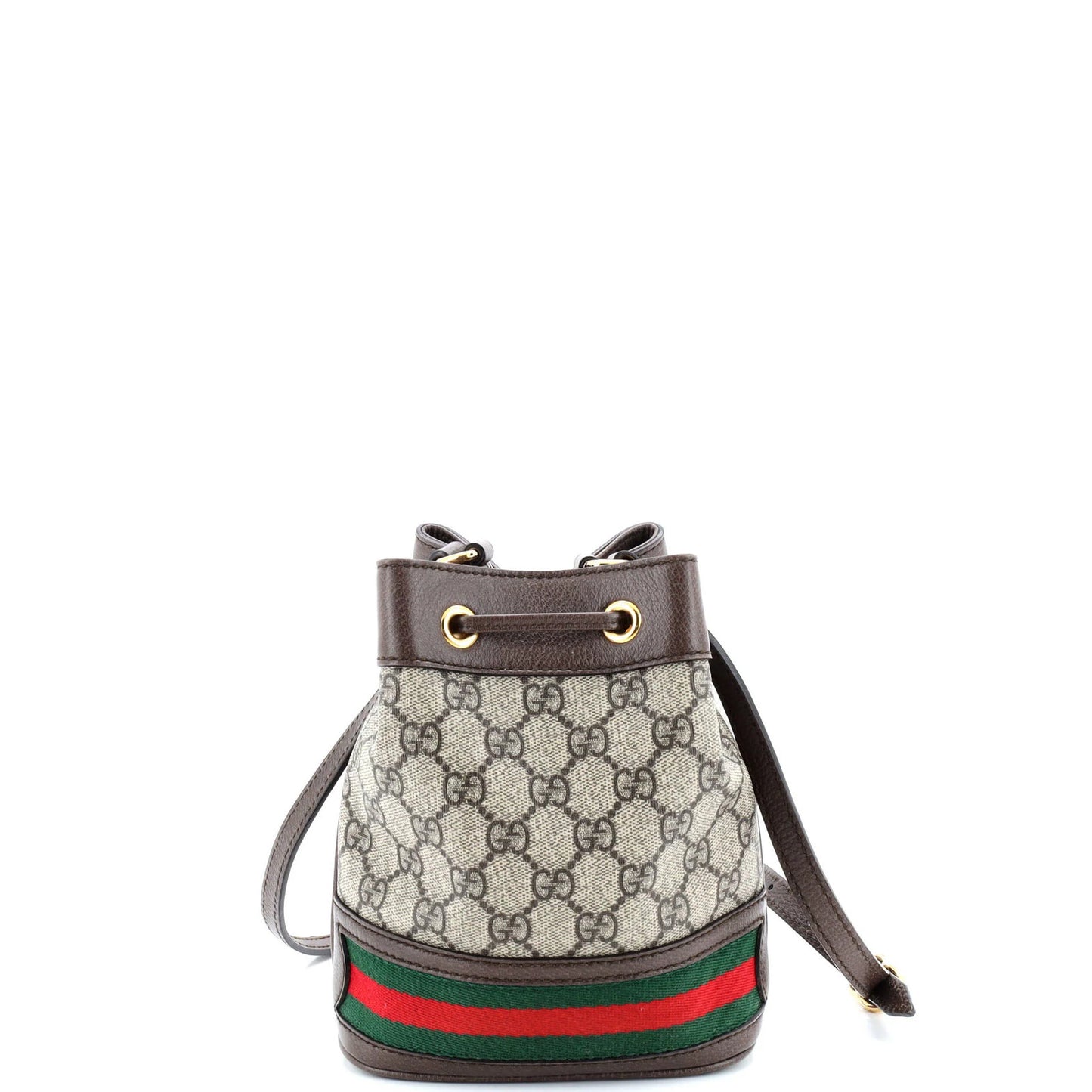 Gucci Ophidia Bucket Bag Gg Coated Canvas Mini