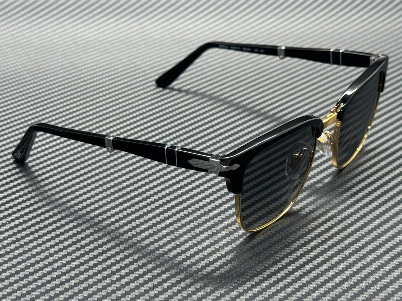 PERSOL PO3375S 122571 Black Grey Gradient Unisex 50 mm Folding Sunglasses