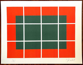 Donald Judd Lithograph Coa Signed Op Numbered