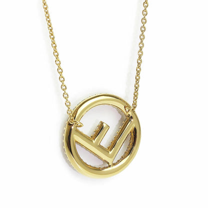 Fendi Circle F Rhinestone Gold 8Ag760