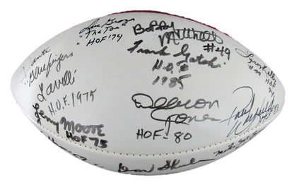 Nfl Hall Of Famers Multi-Autographed (21) Wilson Nfl Football 176391