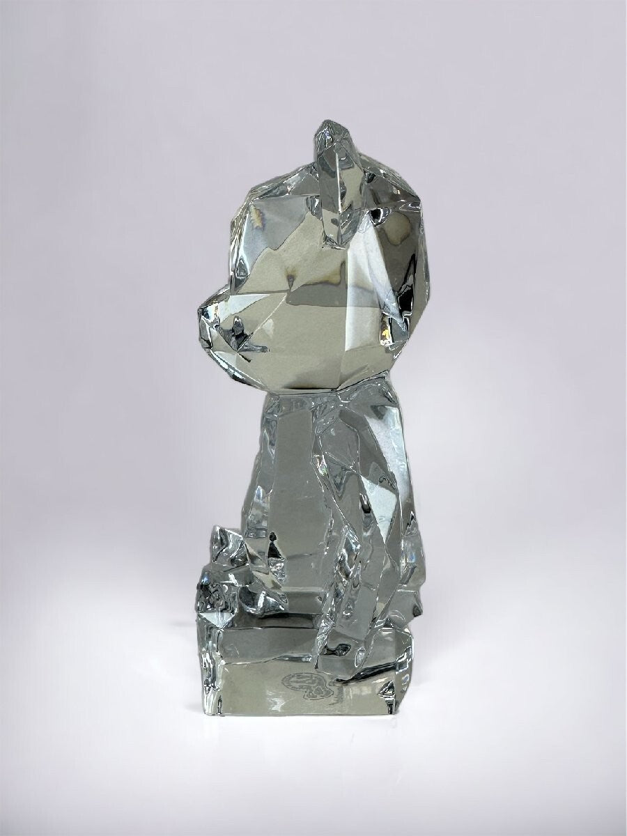 Medicom Be@Rbrick Baccarat Fragment Design Polygon Crystal Glass Figurine