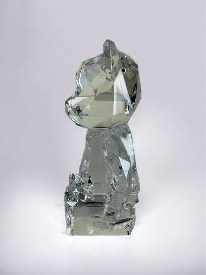 Medicom Be@Rbrick Baccarat Fragment Design Polygon Crystal Glass Figurine