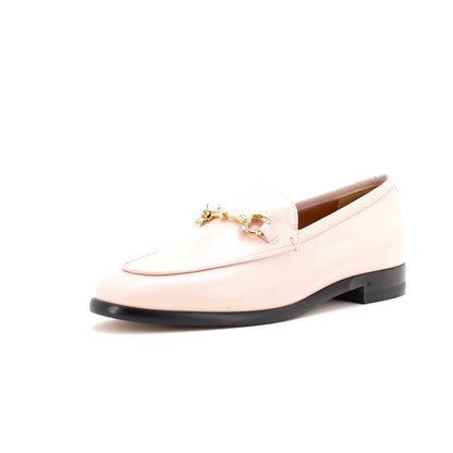 Gucci Women'S Jordaan Loafers Leather With Crystals