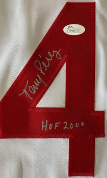 Tony Perez Autographed Cincinnati Reds White Jersey (Jsa)