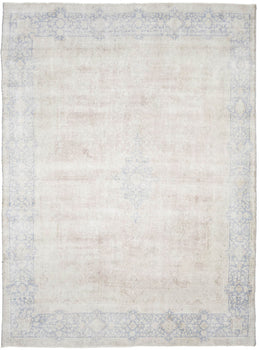 10X13 ft Handmade Oriental Rug Floral Carpet