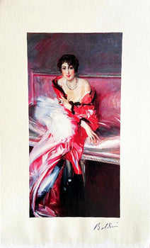 Giovanni Boldini Lithograph Coa Originale Firma