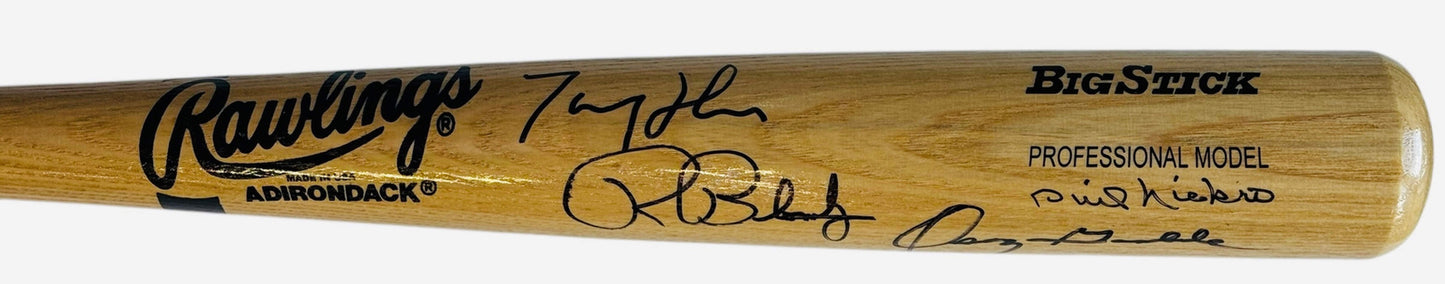 Yankees Great Autographed Rawlings Big Stick Bat