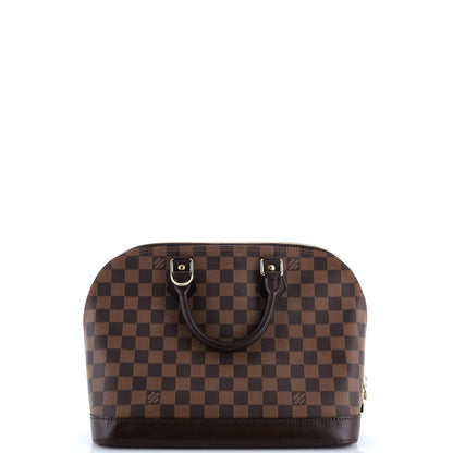 Louis Vuitton Vintage Alma Handbag Damier Pm