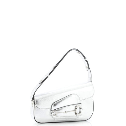 Gucci Horsebit 1955 Asymmetric Shoulder Bag Leather Small