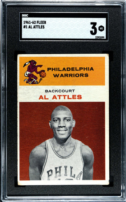 Al Attles 1961 Fleer #1 Sgc 3