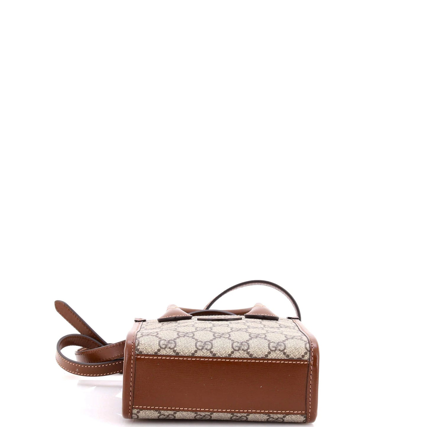 Gucci Interlocking G Patch Tote Gg Coated Canvas Mini