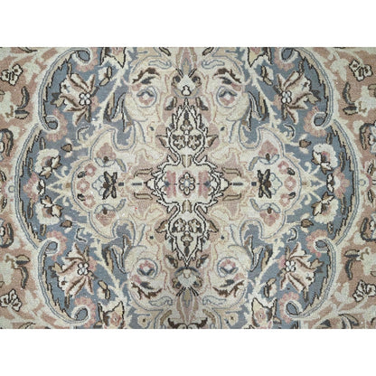 11'1"X17'2" Peach Zoroastrian Hand Knotted 100% Wool Oversized Rug