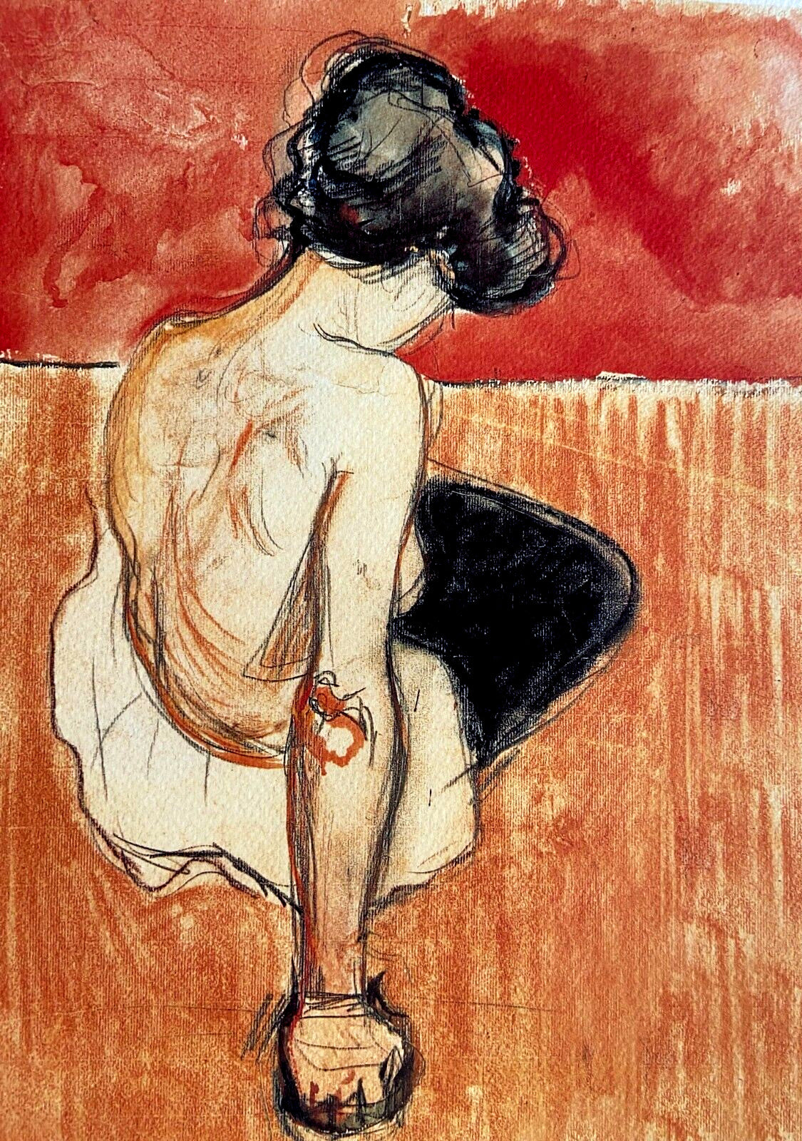 Edvard Munch Museum Lithograph Coa Numbered (Egon Schiele Edgar Degas)