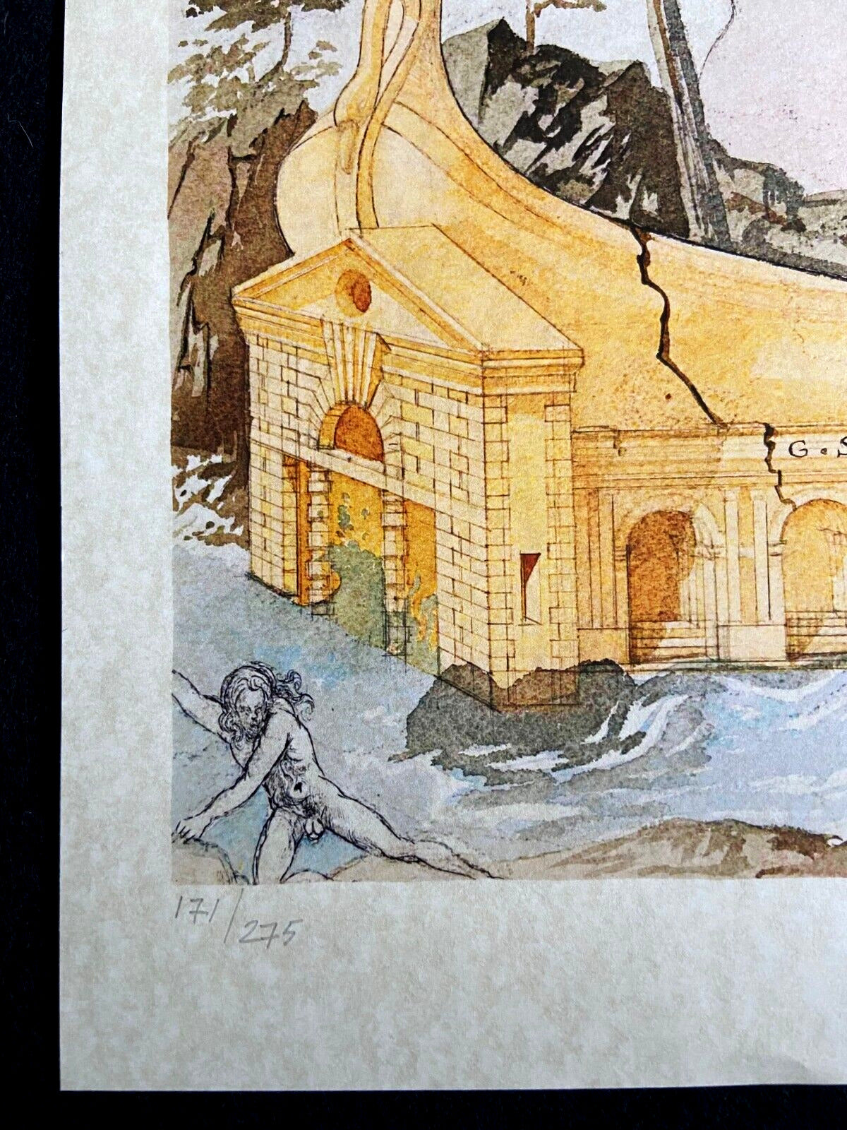 Salvador Dal, Lithograph Hand