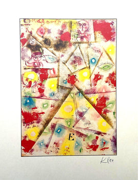 Paul Klee Lithograph Mourlot 1942 Coa Published