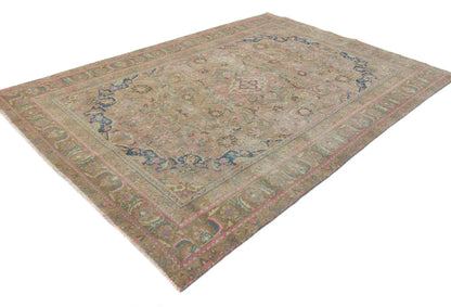 Handmade Semi Antique Muted Color 6X9 Ft