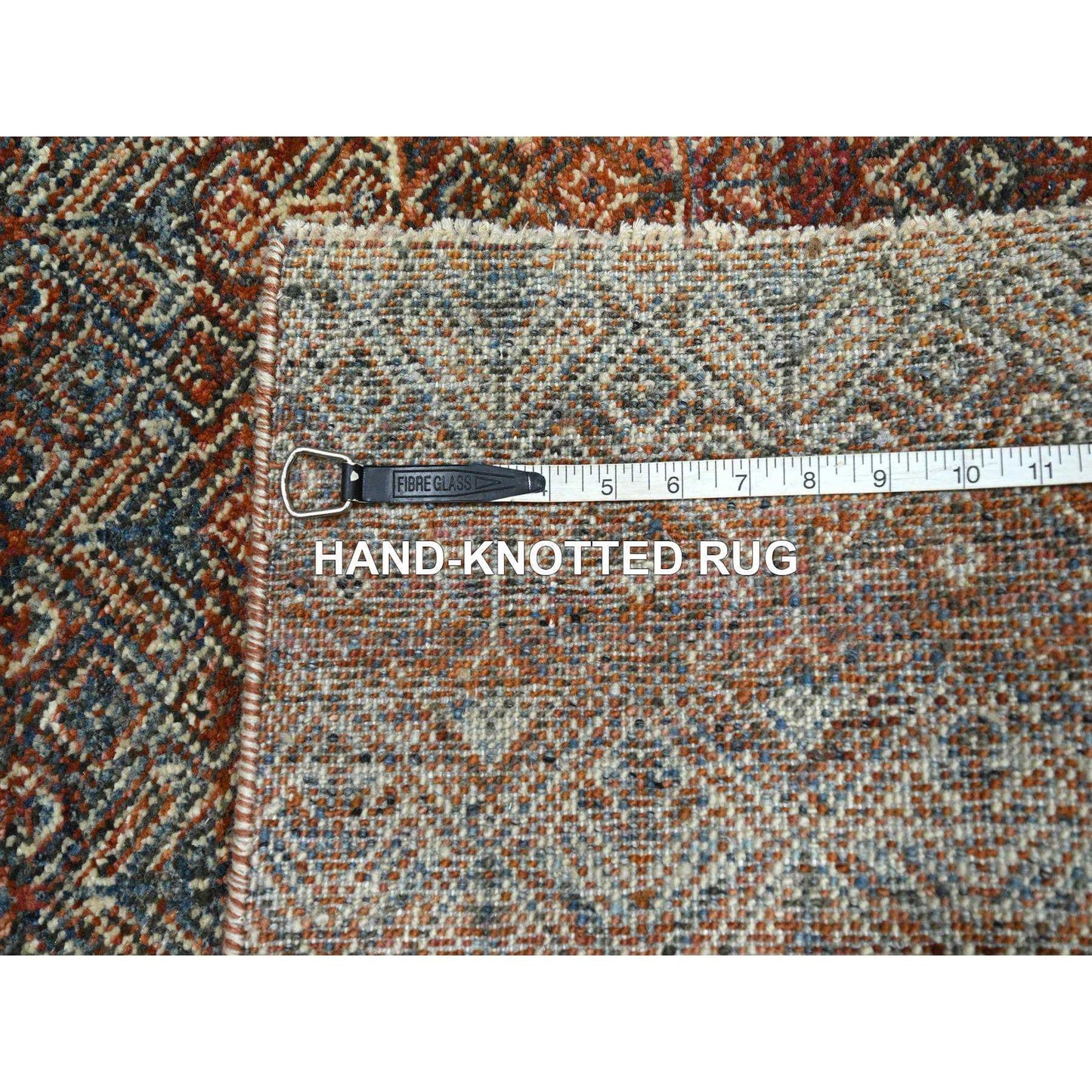 2'7"X10' Red Kohinoor Herat Design Soft Wool Hand Knotted Runner Rug