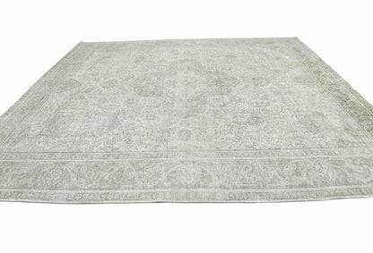 Handmade Antique Distressed Oriental Rug Muted
