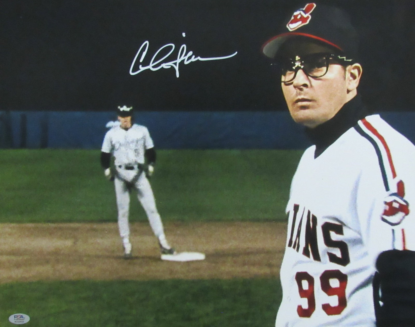 Charlie Sheen Signed/Autographed Major League 16X20 Photo Psa/Dna Itp 200198