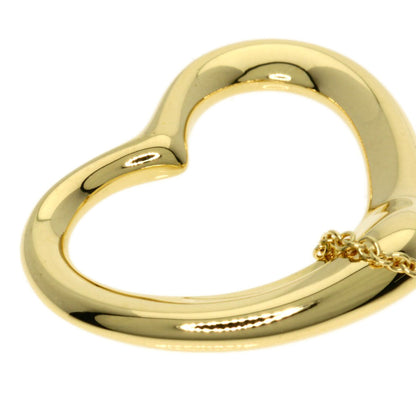 Tiffany&Co. Necklace Open Heart K18 Yellow Gold