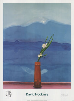 David Hockney Mount Fuji And Flowers 