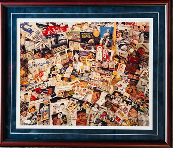 Mickey Mantle Autographed Framed 16X20 Yankees