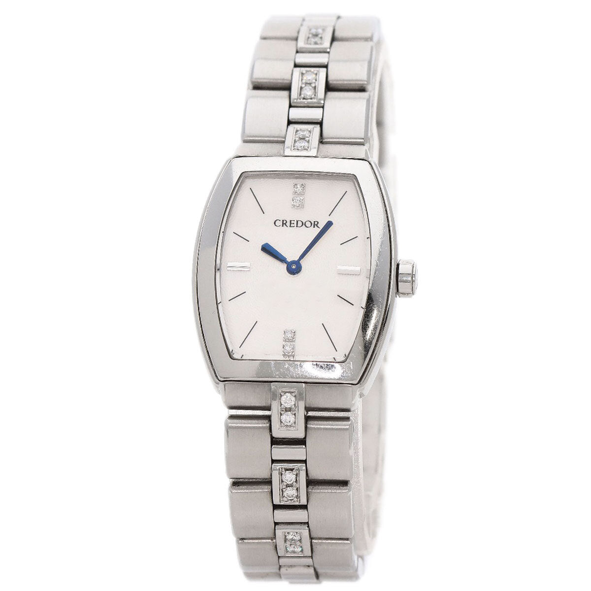 Seiko Credor Signo Diamond Watches Gswe961 Stainless Steel/Stainless Steel L...