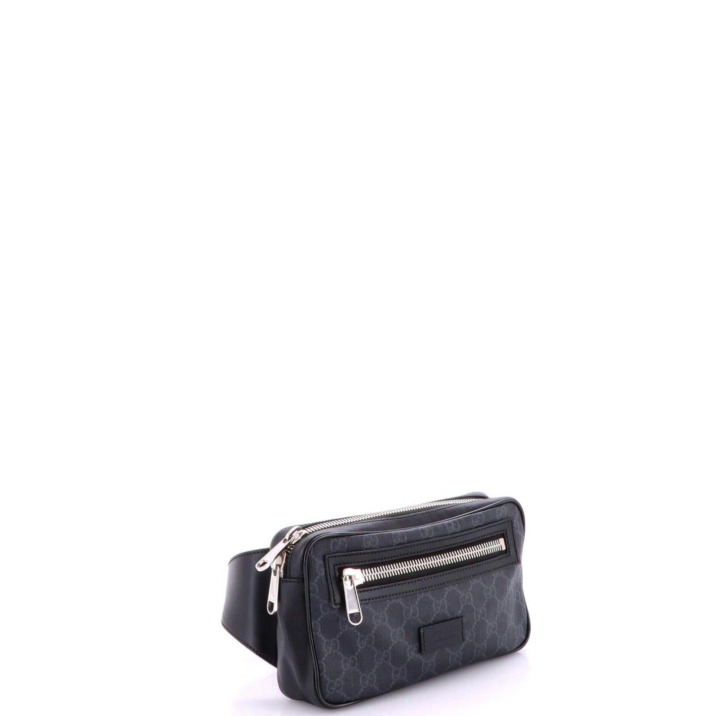 Gucci Soft Zip Belt Bag Gg Coated Canvas Small