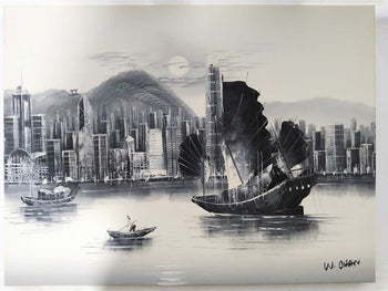 W Chan - Hong Kong Victoria Harbour Original