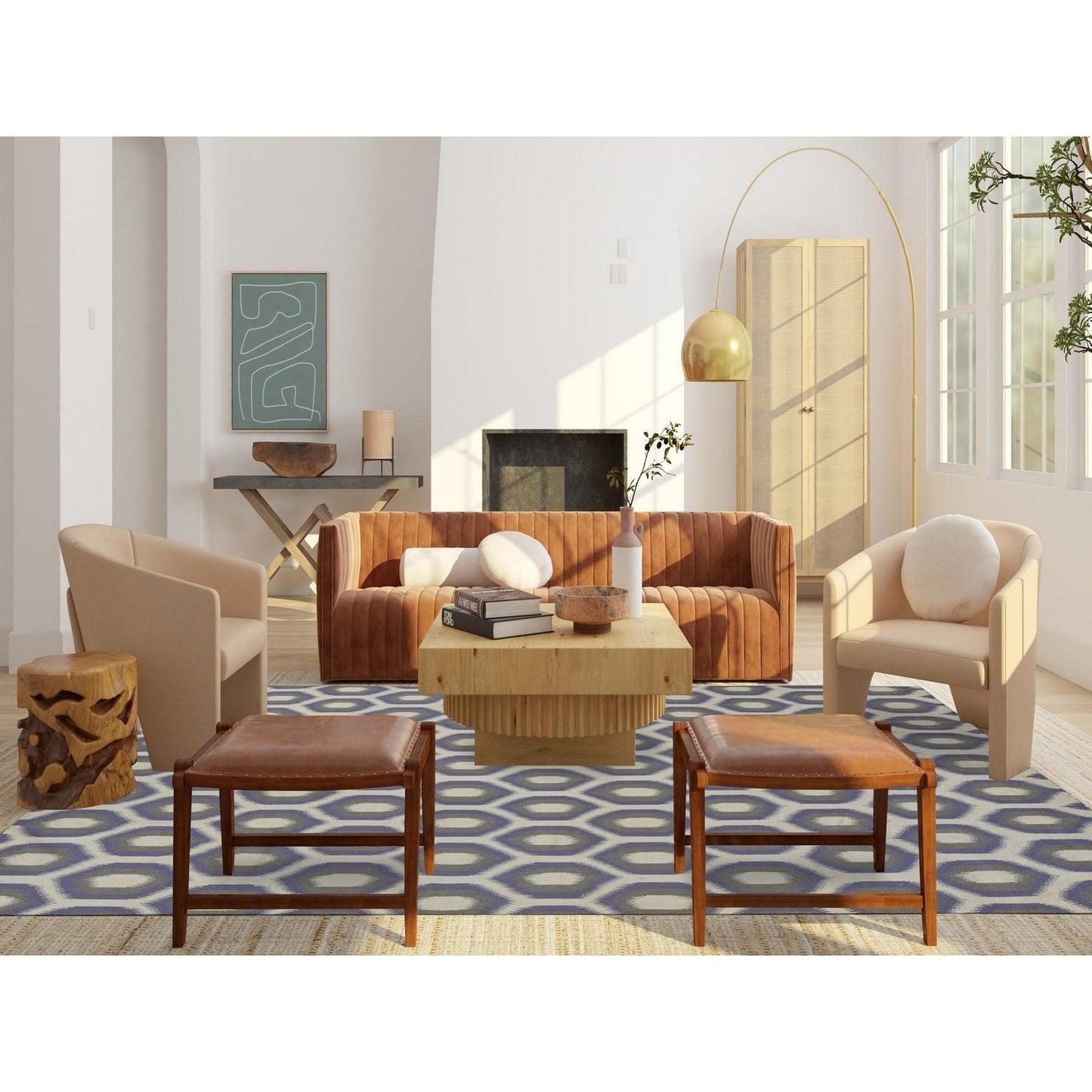 8'10''X12'2'' Beige Flat Weave Durie Kilim Reversible Wool Hand Woven Rug